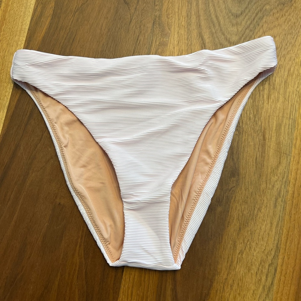JCrew ribbed bikini bottom